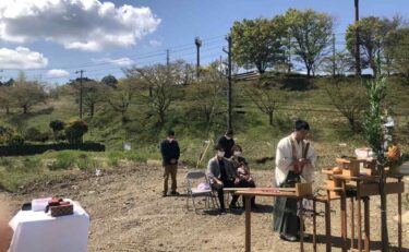 カリフォルニアスタイル御嵩町S様邸地鎮祭