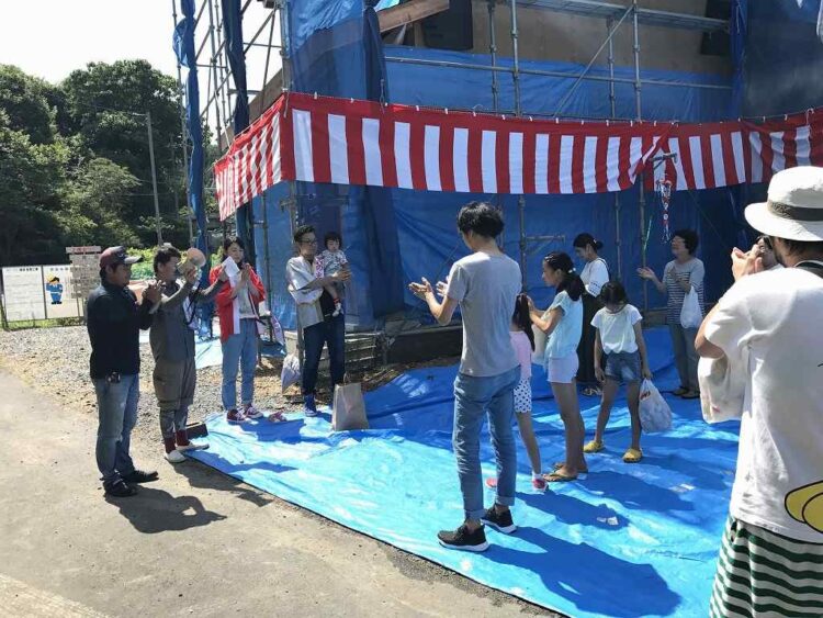 上棟祭り